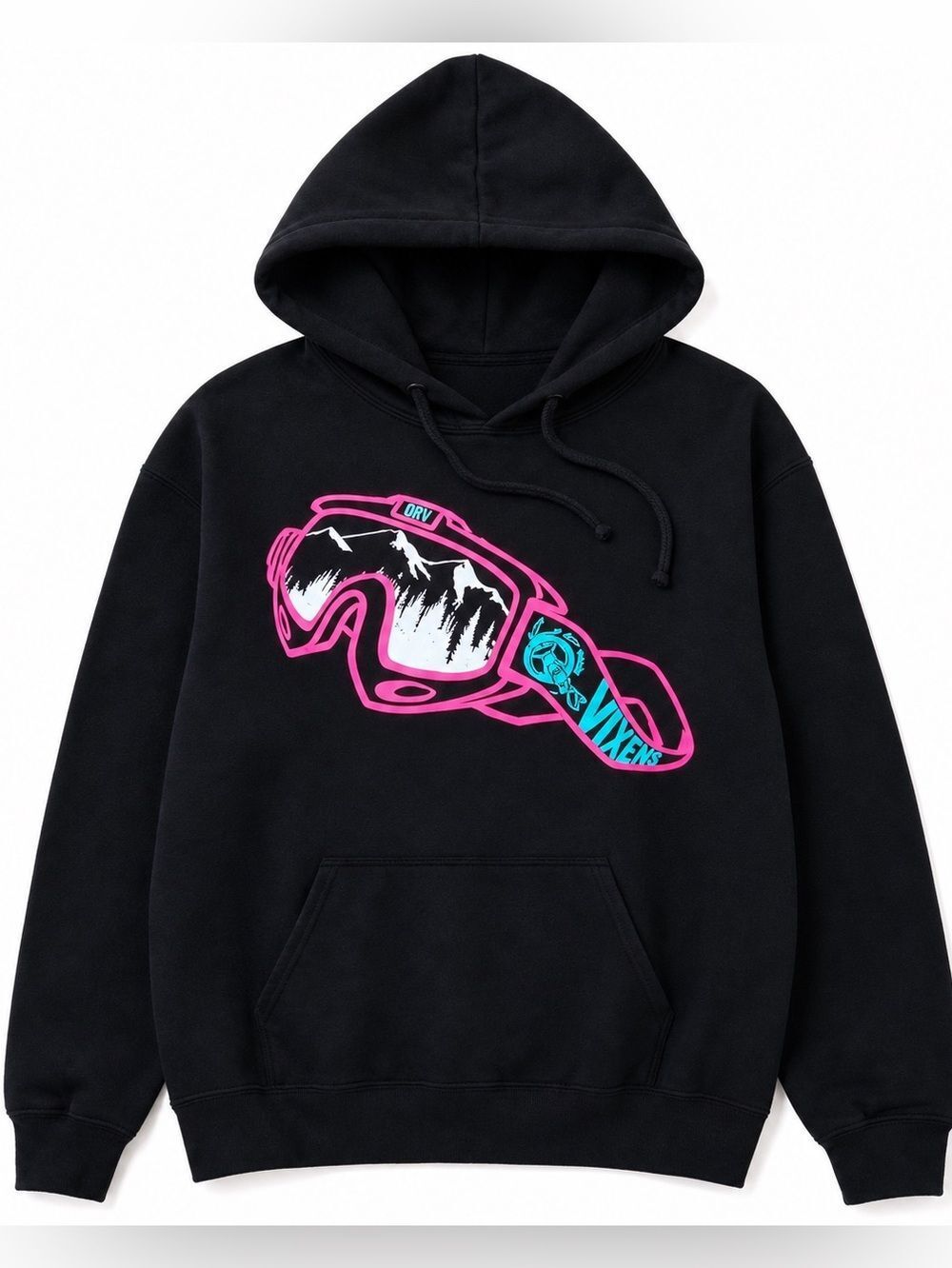 Off Road Vixens Neon Graphic Hoodie Women’s 3XL Moto ATV Pullover